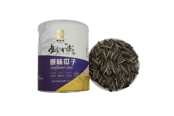 Stir-frying sunflower seeds