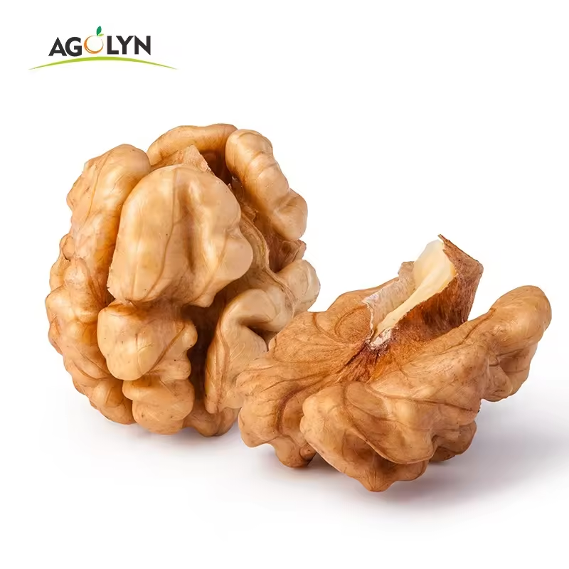 Factory 1kg Walnuts Price Walnut Halves Wholesale China Top Thin Raw Amber 25kg/bag Packaging Raw Dried Walnut Kernel Dried Nuts