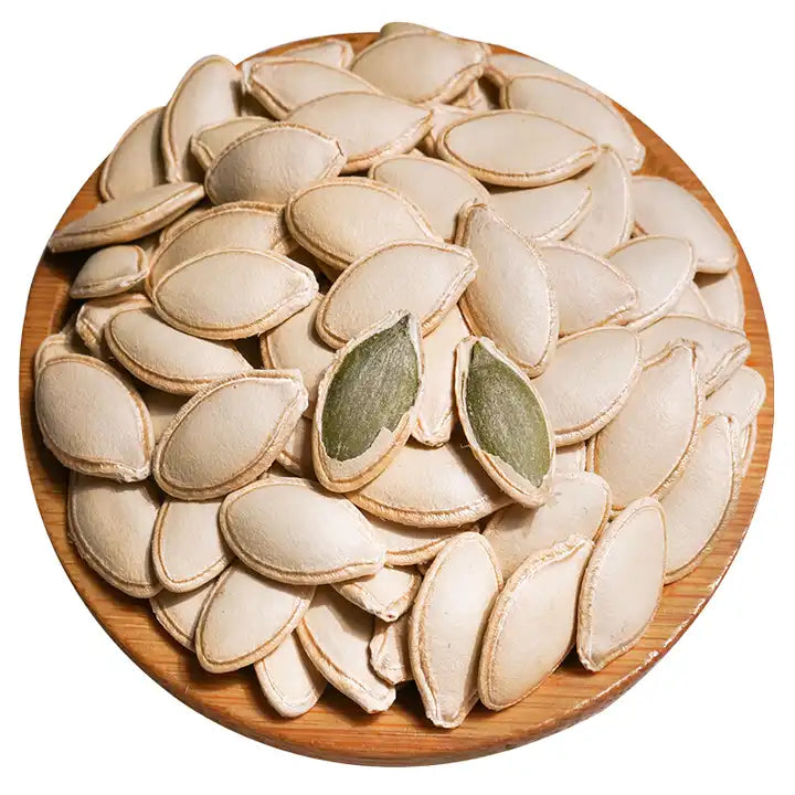 Pumpkin Seeds, Raw In shell Snow white, Oil Free, Healthy Snack, Crunchy, Delicious,  Resealable pouch bag by Presto Sales 